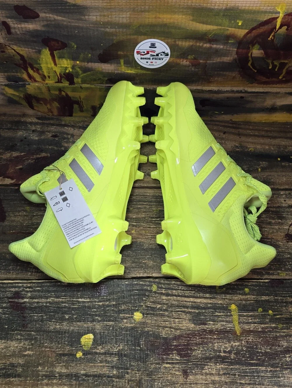 Adidas UltraBoost Football Cleats Solar Yellow JP7413 US Men's Size 11 New Rare